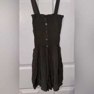 Olive green romper from Fashion Nova